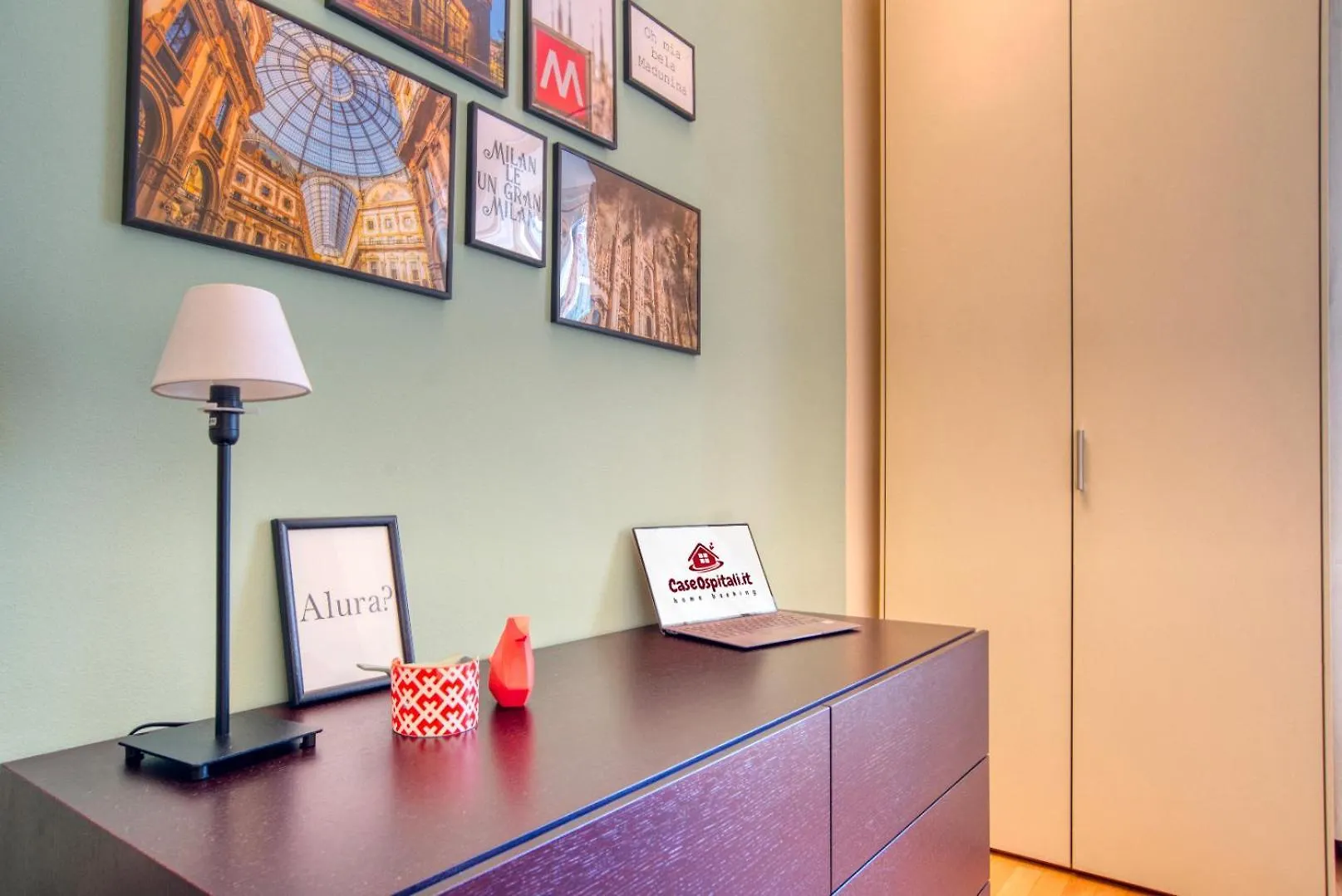 Caseospitali - Deangeli Nest Romantico Bilocale Di Design In Zona De Angeli, Rinnovato E Accessoriato Milán 0*,  Itálie