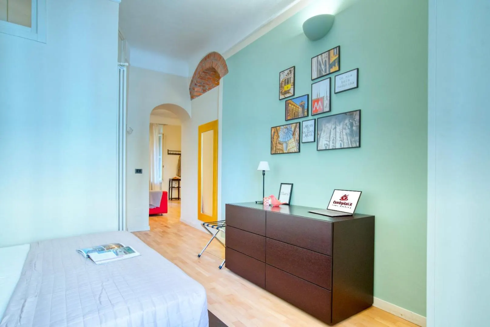 Caseospitali - Deangeli Nest Romantico Bilocale Di Design In Zona De Angeli, Rinnovato E Accessoriato Milán 0*,  Itálie